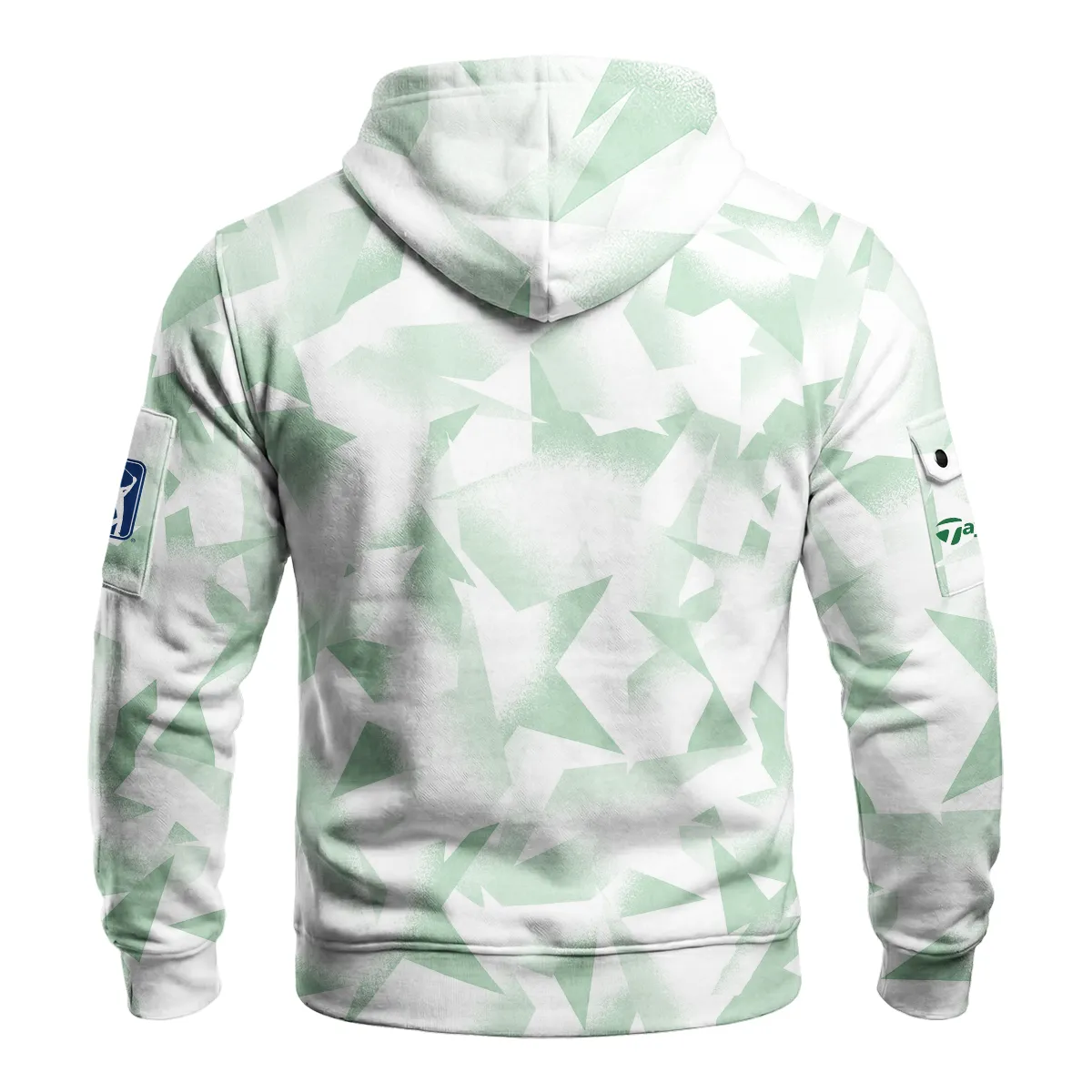 TaylorMade Masters Tournament Zip Neck Hoodie All Over Prints QTMT030225A3TM-ZLU - Image 2