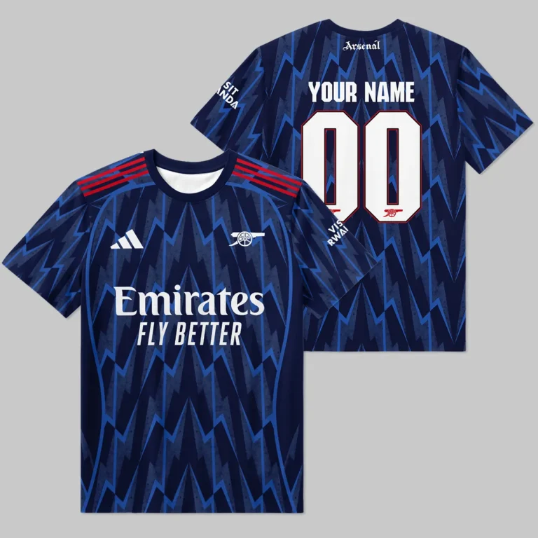 Arsenal 25/26 Away Kit T-Shirt All Over Prints - Gift for Arsenal Fans QTARS190326A2-TS