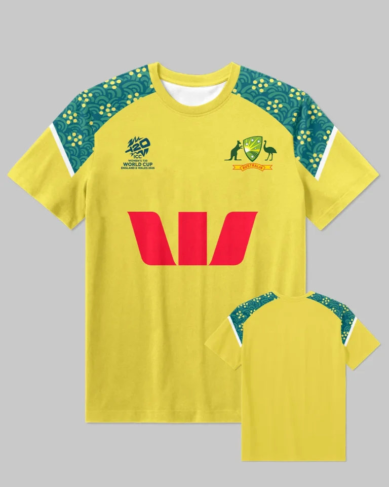 Cricket Australia ODI 2026 Women's T20 World Cup T-Shirt All Over Prints - Gift for Australia Fans QTCK300326AA4-TS