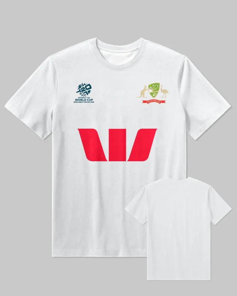 Cricket Australia Test 2026 Women's T20 World Cup T-Shirt All Over Prints - Gift for Australia Fans QTCK300326AA6-TS