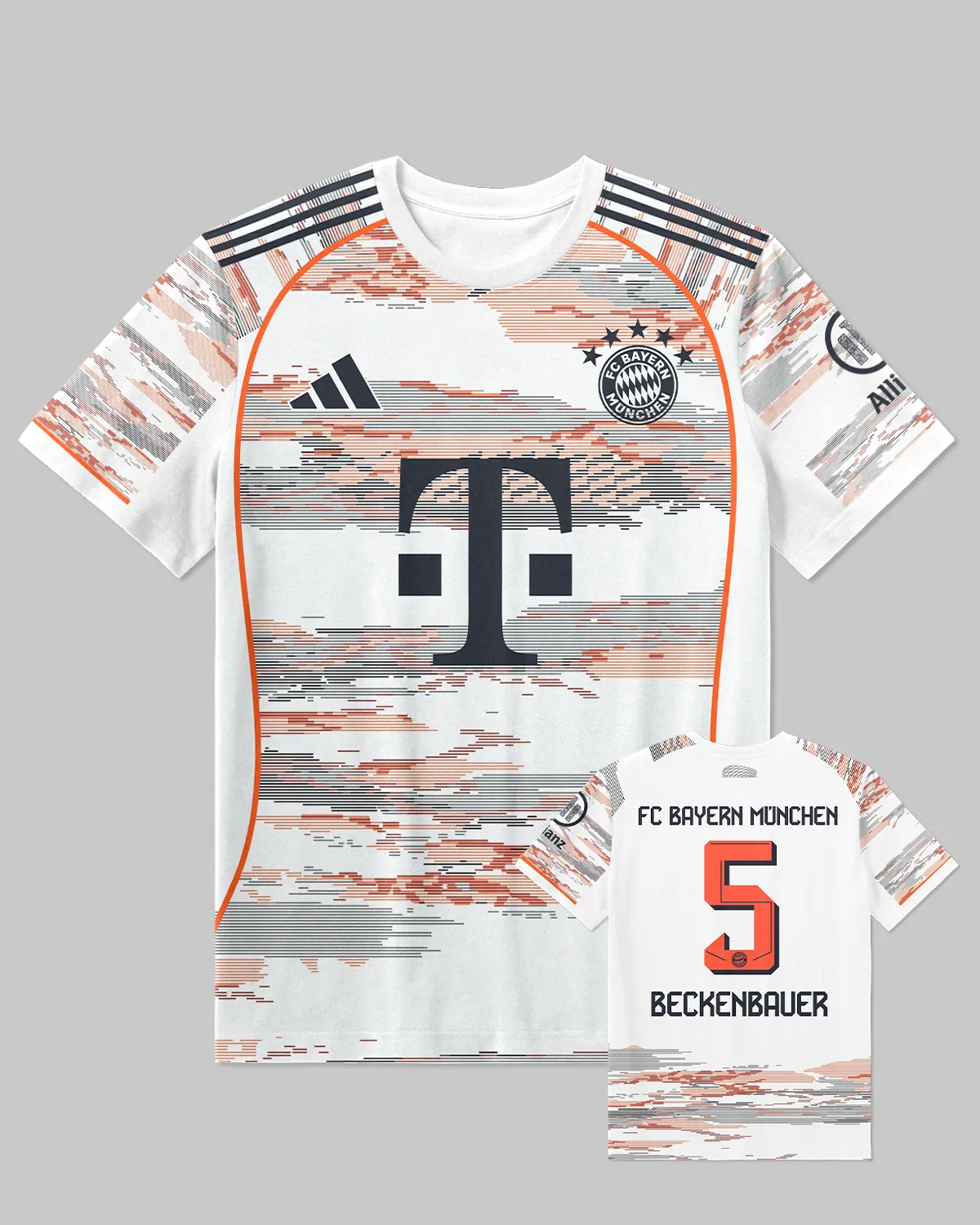 FC Bayern München Away Jersey 25/26 T-Shirt All Over Prints - Gift for FC Bayern München Fans QTFCB310326A2-TS