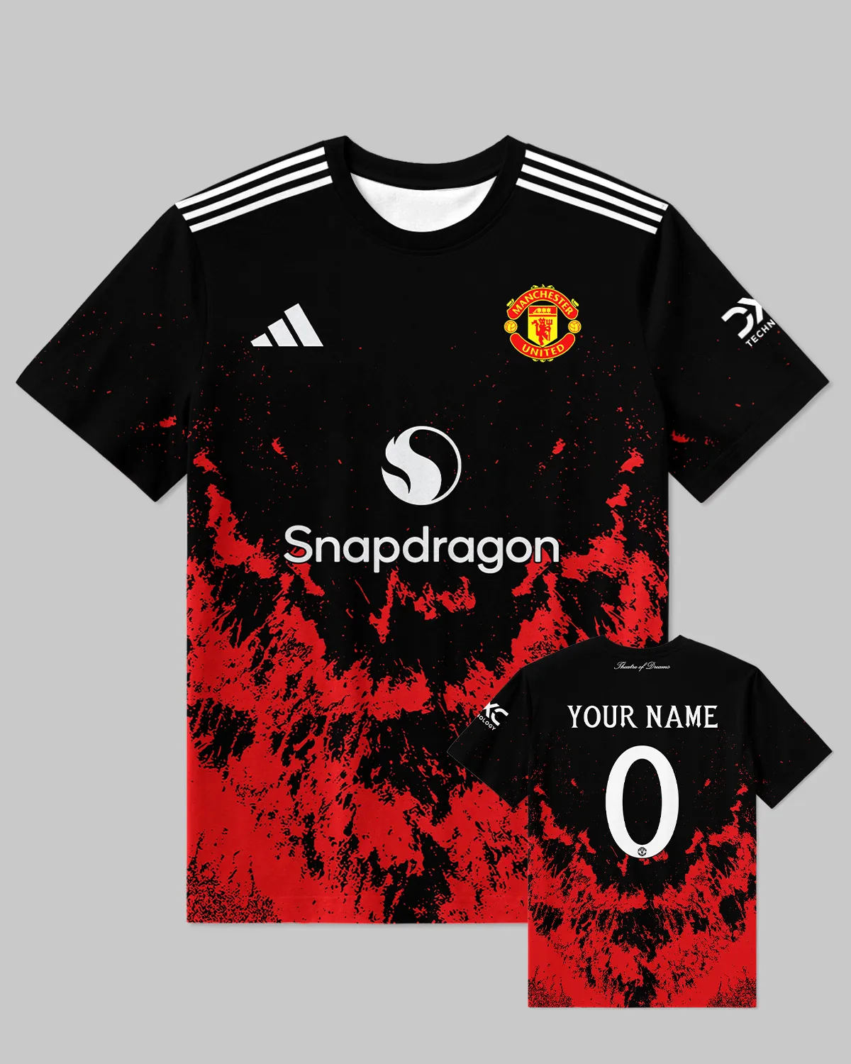 Manchester United Concept Kits T-Shirt All Over Prints - Gift for Manchester United Fans QTMUN300326A2-TS