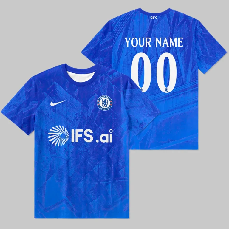 Chelsea 25/26 Home Kit T-Shirt All Over Prints - Gift for Chelsea Fans QTVA1903CHE02-TS
