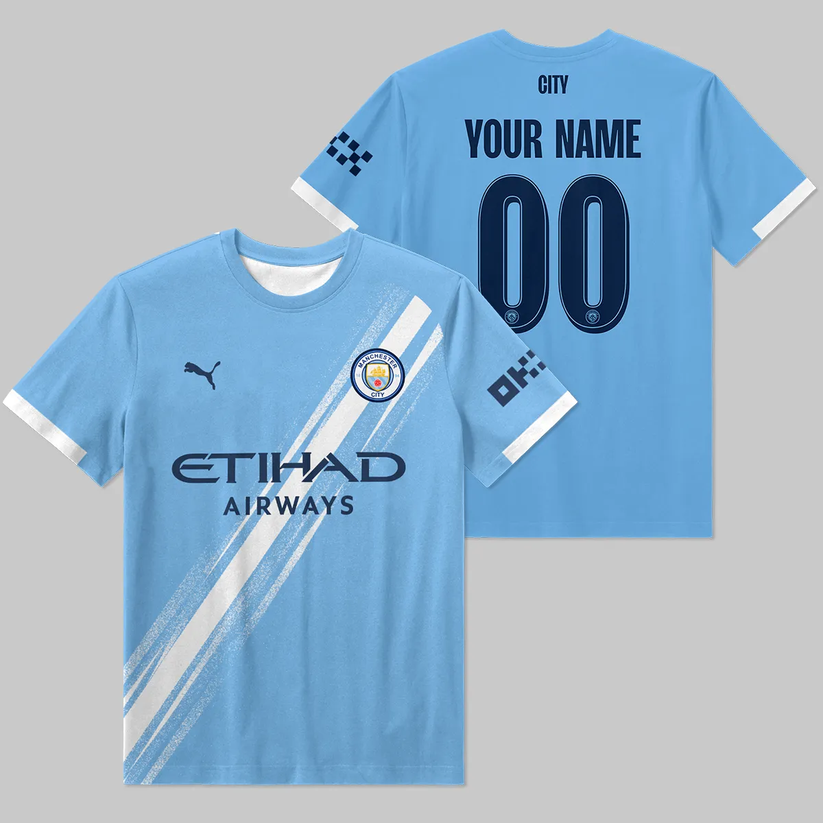 Manchester City 25/26 Home Kit T-Shirt All Over Prints - Gift for Manchester City Fans QTVA1903MCI01-TS