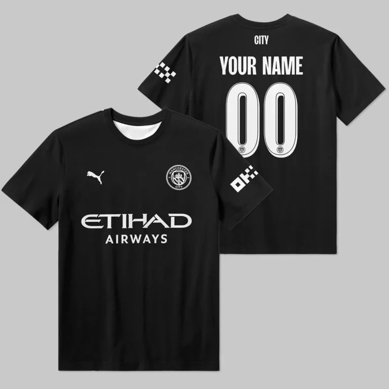 Manchester City 25/26 Away Kit T-Shirt All Over Prints - Gift for Manchester City Fans QTVA1903MCI02-TS