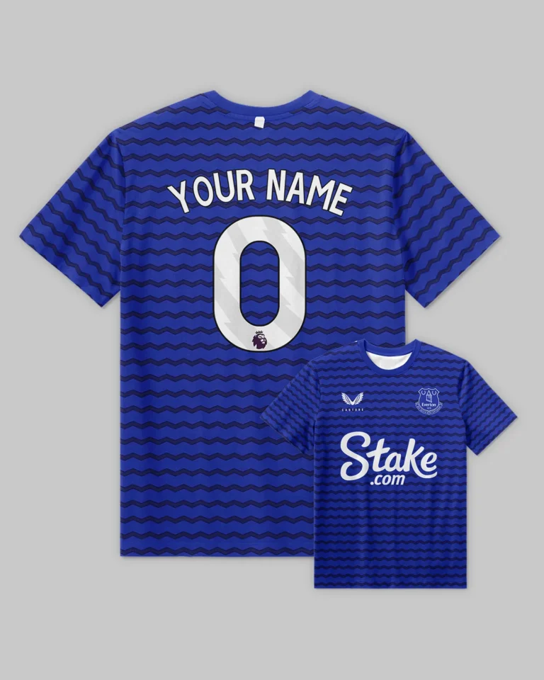 Everton 25/26 Home Kit T-Shirt All Over Prints - Gift for Everton Fans QTVA2302EVE01-TS