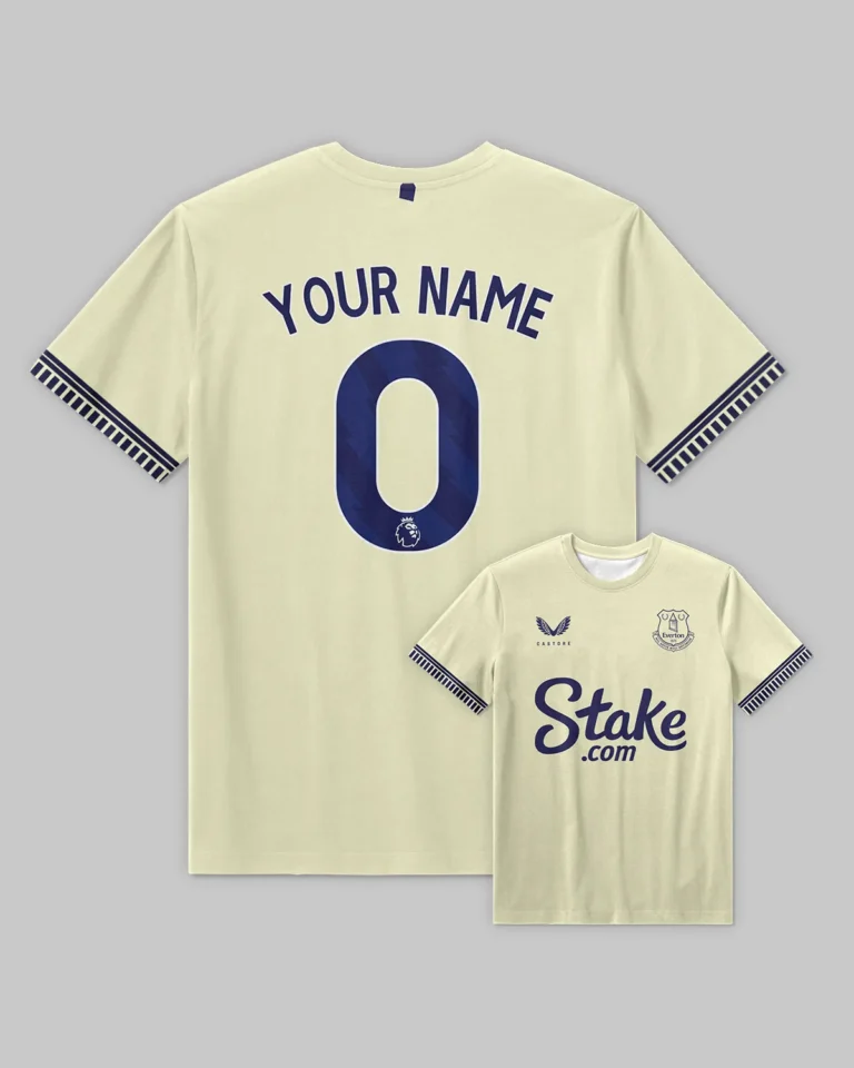 Everton 25/26 Away Kit T-Shirt All Over Prints - Gift for Everton Fans QTVA2302EVE02-TS