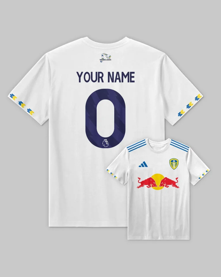 Leeds United 25/26 Home Kit T-Shirt All Over Prints - Gift for Leeds United Fans QTVA2302LEE01-TS