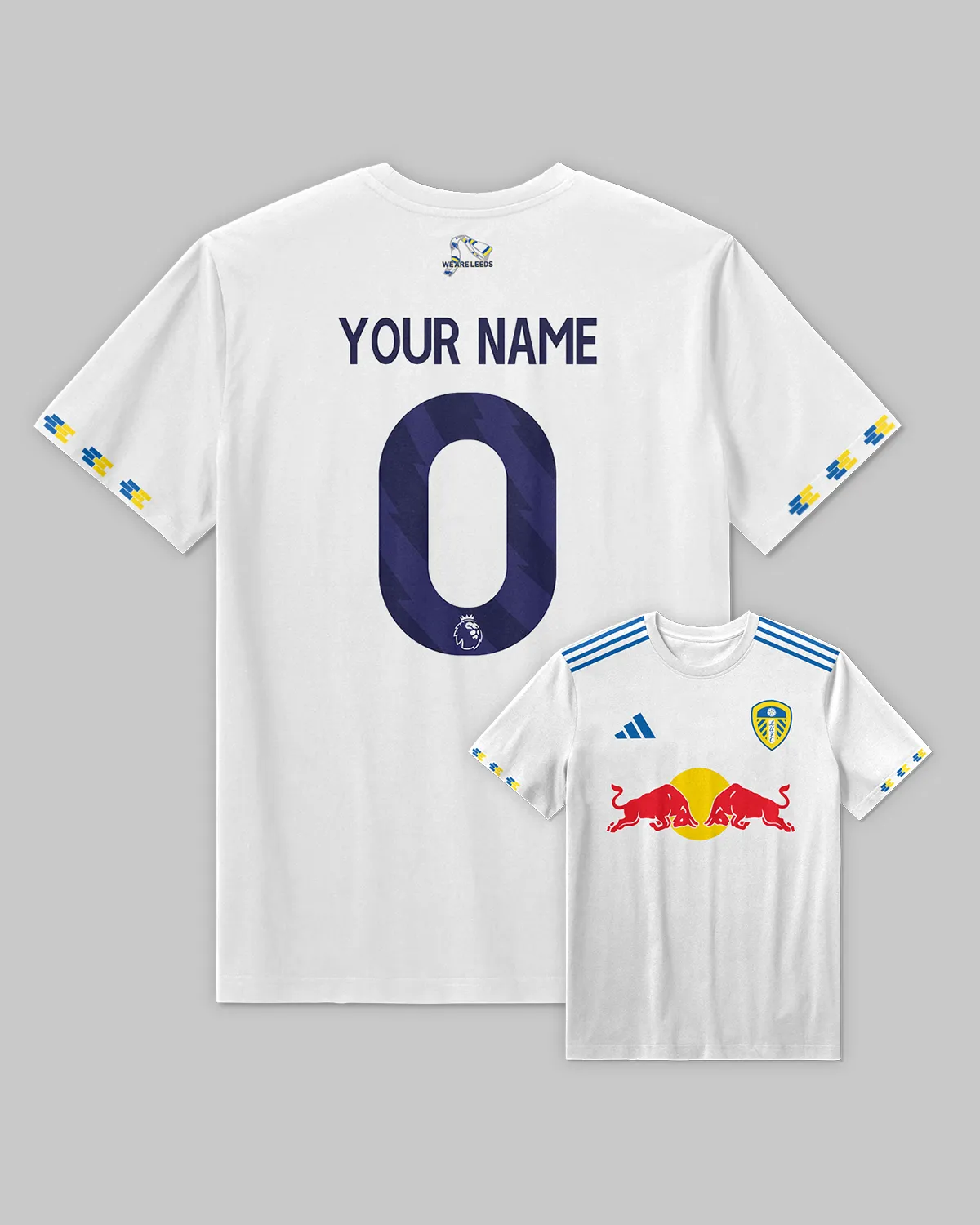Leeds United 25/26 Home Kit T-Shirt All Over Prints - Gift for Leeds United Fans QTVA2302LEE01-TS