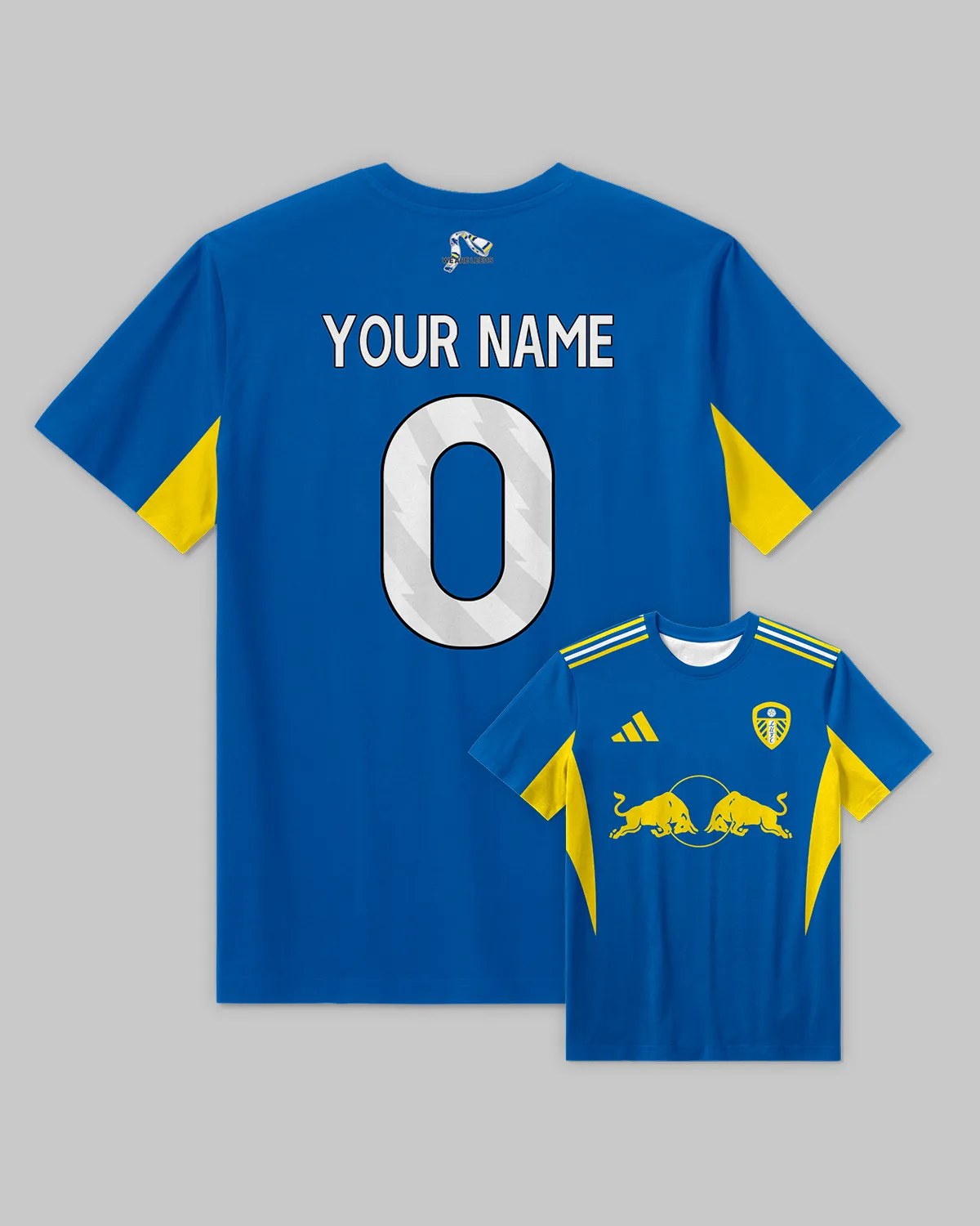 Leeds United 25/26 Away Kit T-Shirt All Over Prints - Gift for Leeds United Fans QTVA2302LEE02-TS