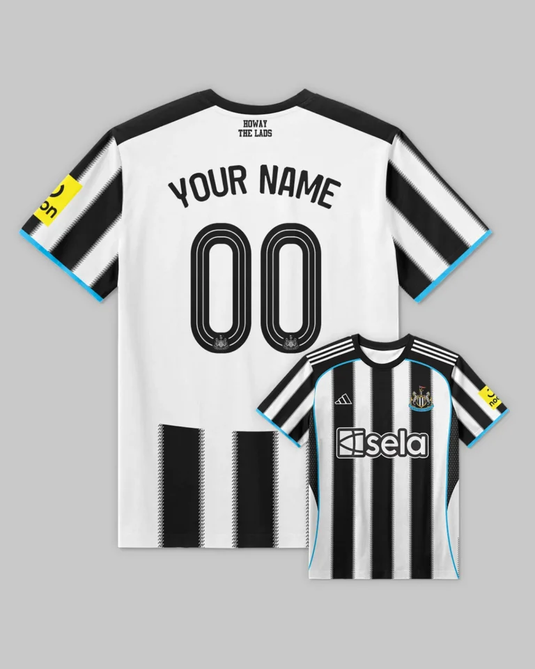 Newcastle United 25/26 Home Kit T-Shirt All Over Prints - Gift for Newcastle United Fans QTVA2302NEW01-TS
