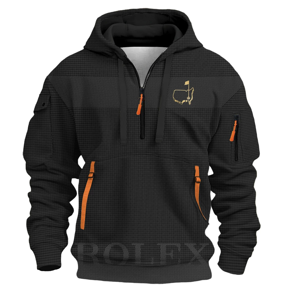 Masters Tournament x Rolex Hoodie Half Zipper BLMT16326A1ROXHDF - Image 2