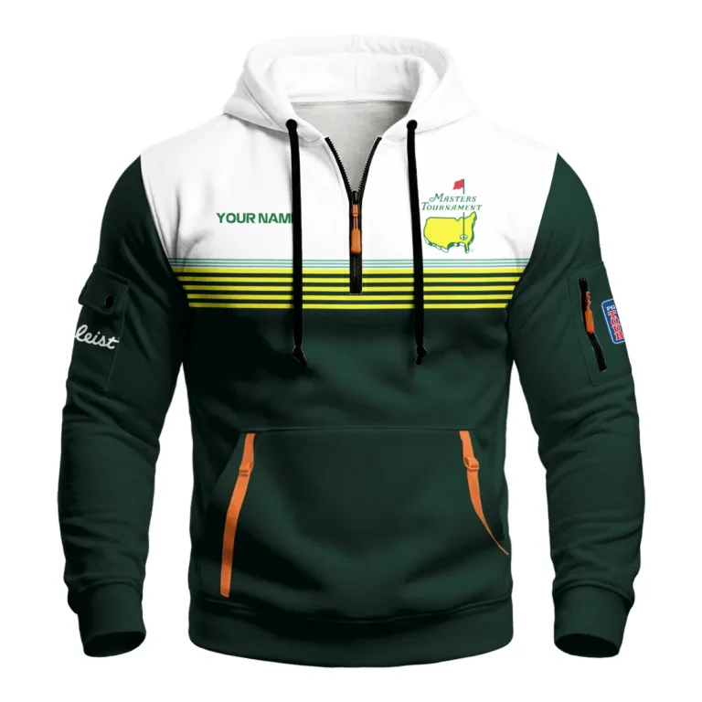 Masters Tournament Titleist Hoodie Half Zipper All Over Prints QTMT030225A1TL-HDF
