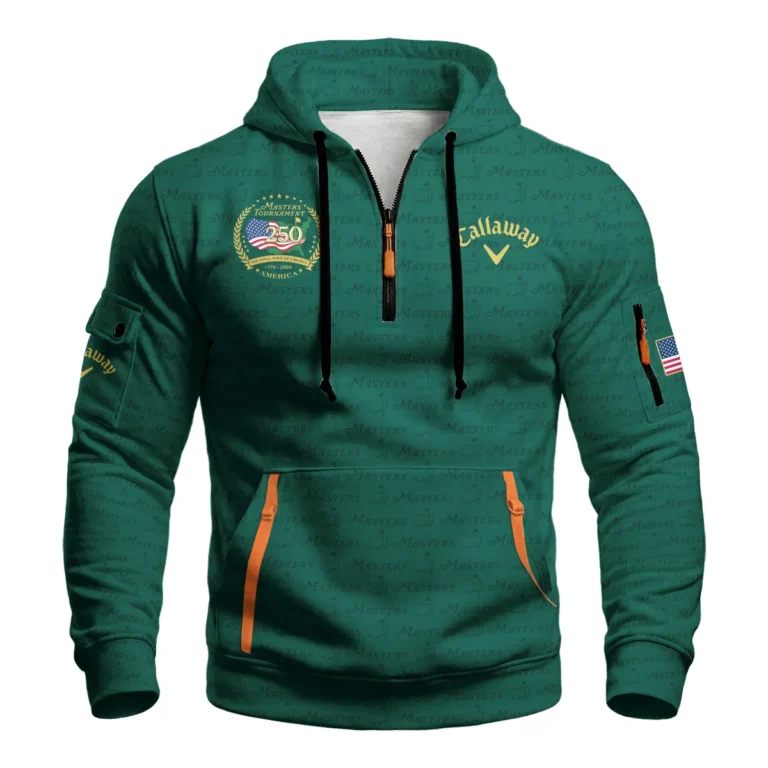 Callaway Masters Tournament America 250 Anniversary Hoodie Half Zipper QTMT040325A1CLW-HDF