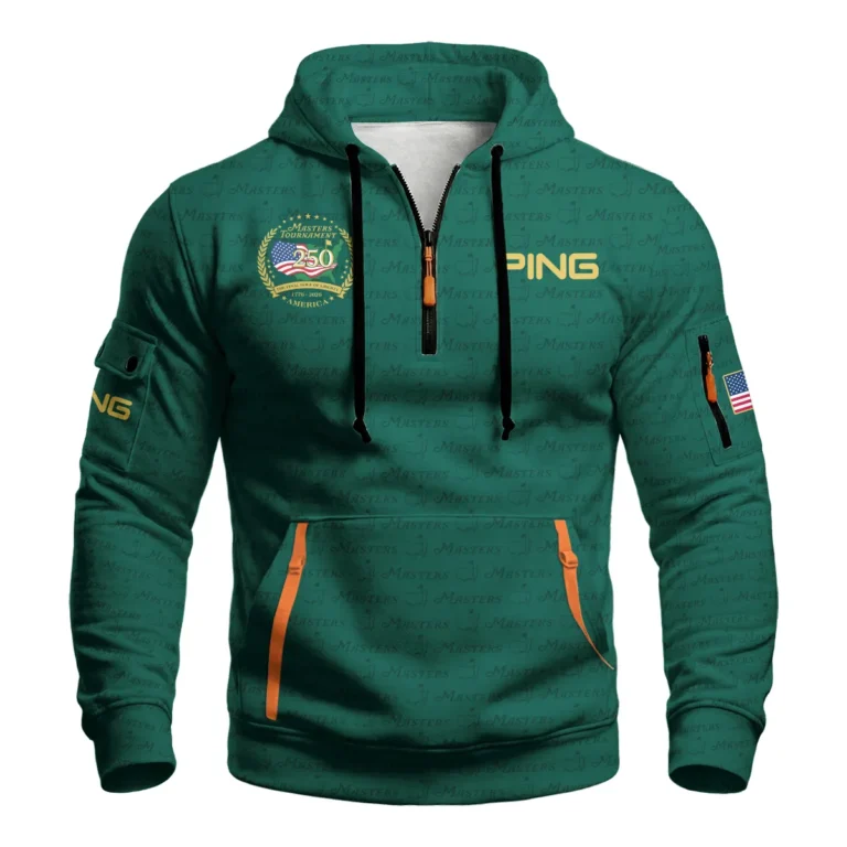 Ping Masters Tournament America 250 Anniversary Hoodie Half Zipper QTMT040325A1PI-HDF