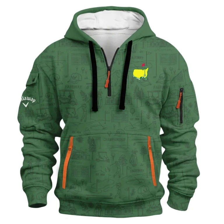 Callaway Masters Tournament Hoodie Half Zipper All Over Prints QTMT160326A1CLW-HDF