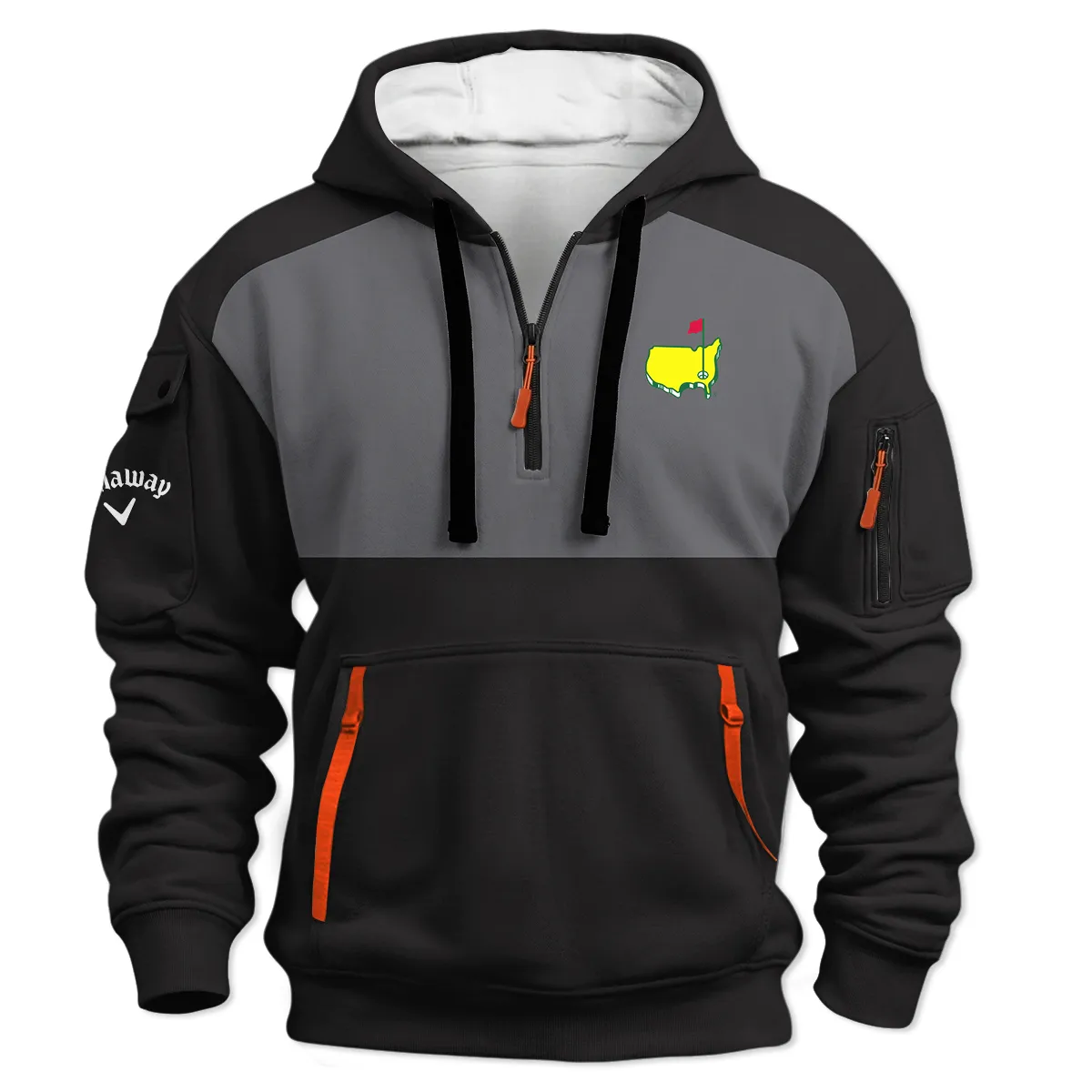Callaway Masters Tournament Hoodie Half Zipper All Over Prints - Gift for Golf Fans QTMT250326A1CLWBLA-HDF