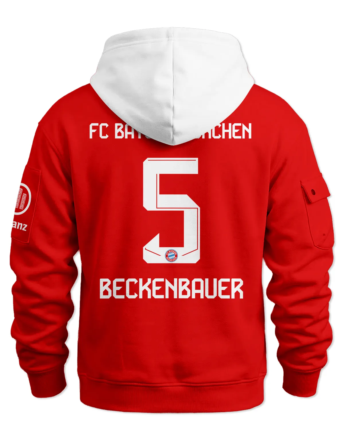 FC Bayern München Home Jersey 25/26 Hoodie Half Zipper All Over Prints - Gift for FC Bayern München Fans QTFCB310326A1-HDF - Image 3