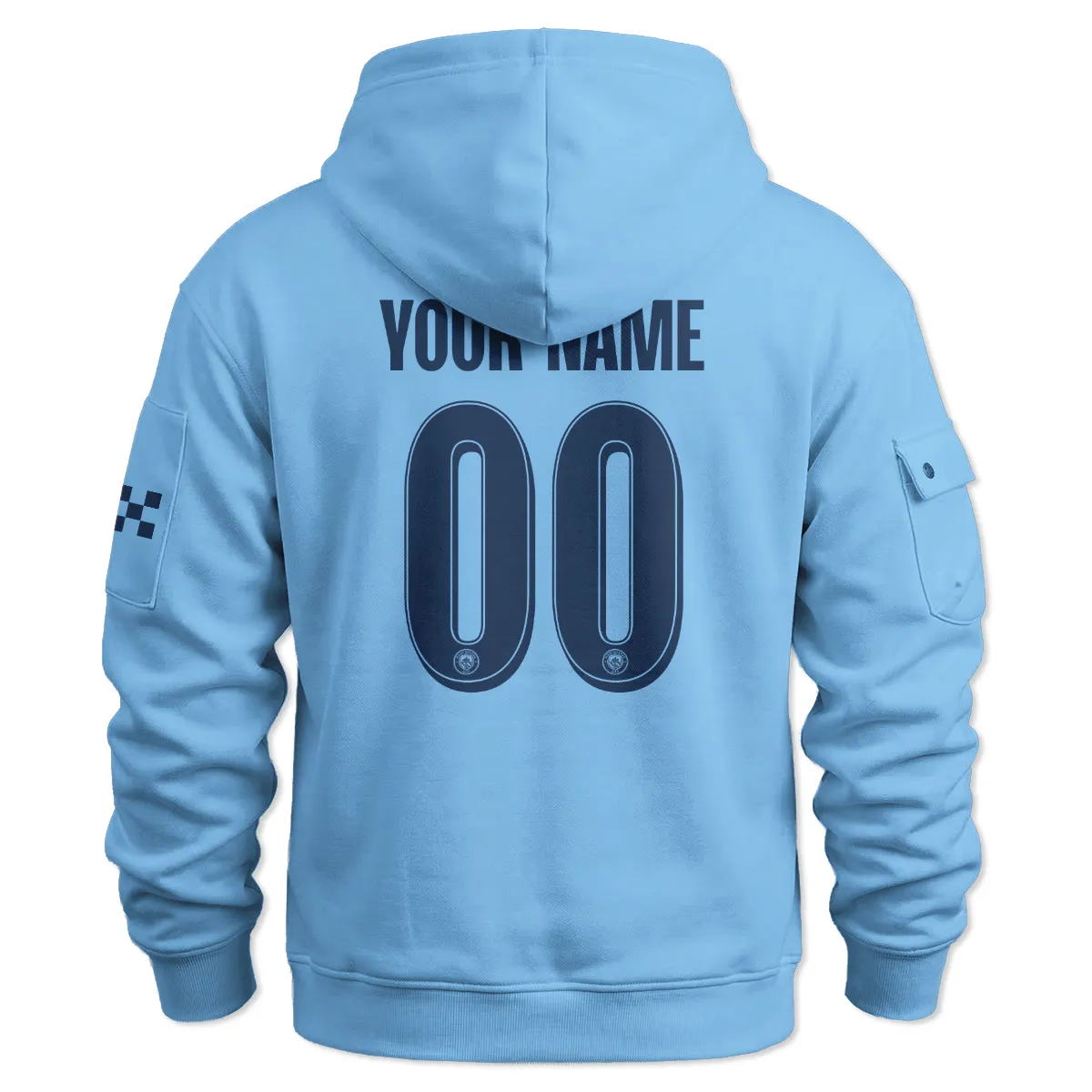Manchester City 25/26 Home Kit Hoodie Half Zipper All Over Prints - Gift for Manchester City Fans QTVA1903MCI01-HDF - Image 3