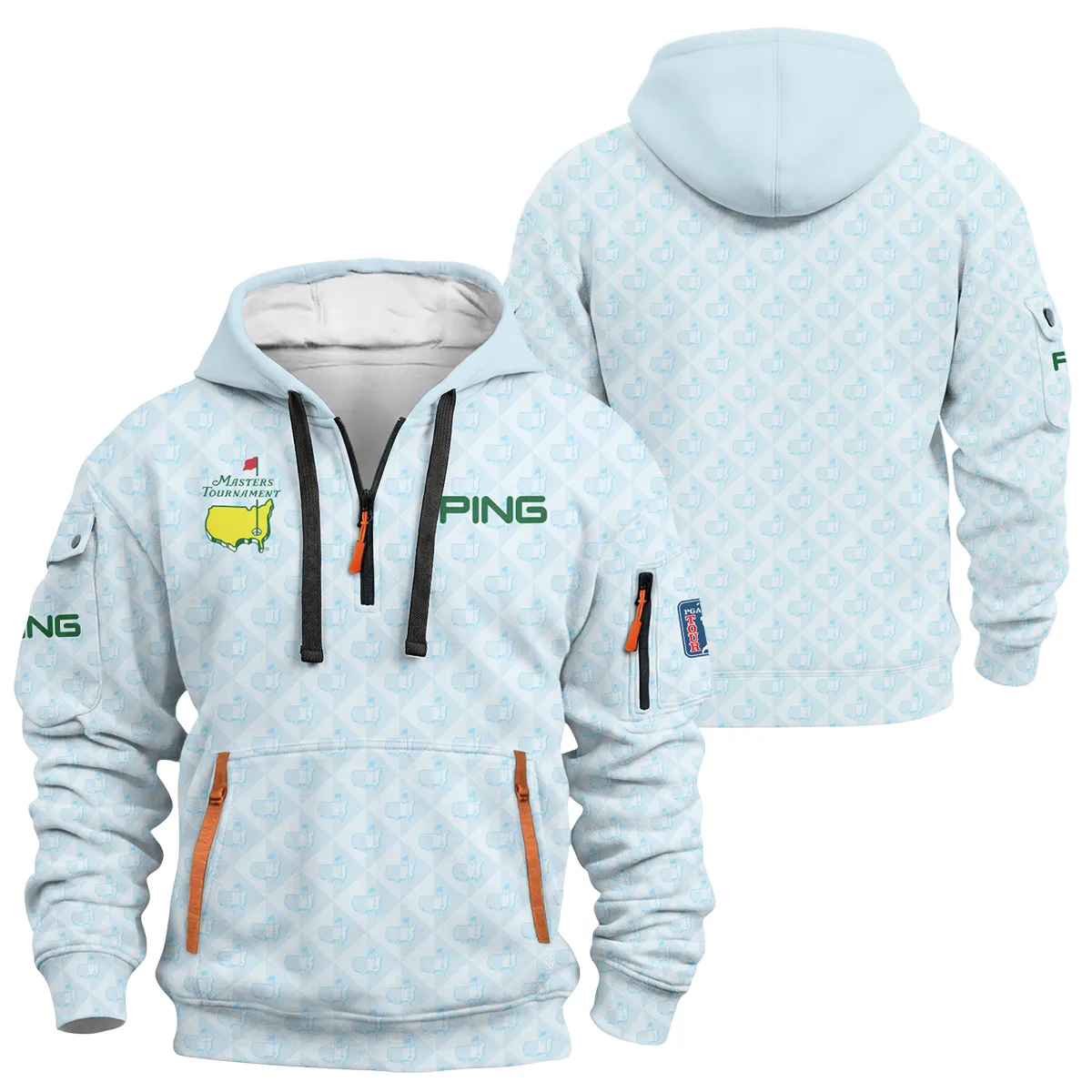 Ping Masters Tournament Hoodie Half Zipper All Over Prints QTMT070326A2PI-HDF - Image 3