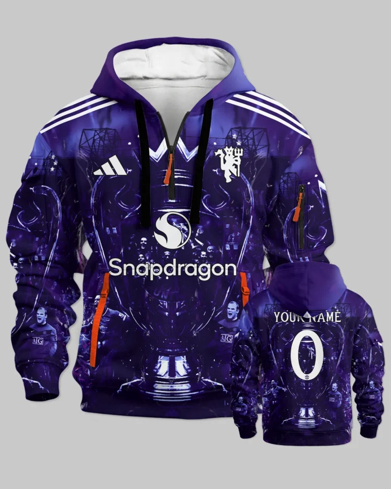 Manchester United Concept Kits Hoodie Half Zipper All Over Prints - Gift for Manchester United Fans QTMUN300326A1-HDF