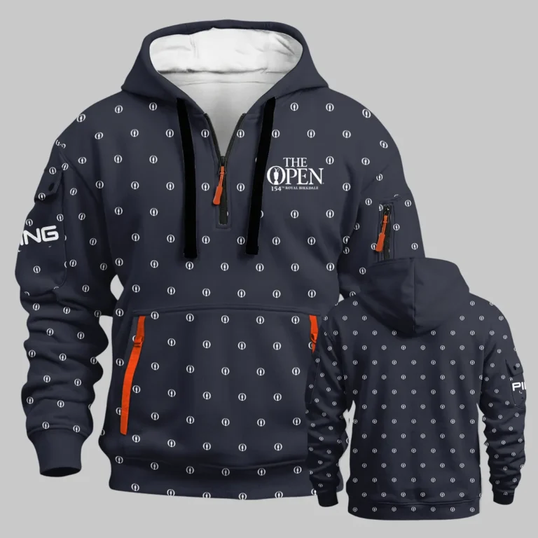 Ping The 154th Open at Royal Birkdale Hoodie Half Zipper All Over Prints - Gift for Golf Fans QTTOP240326A1PI-HDF