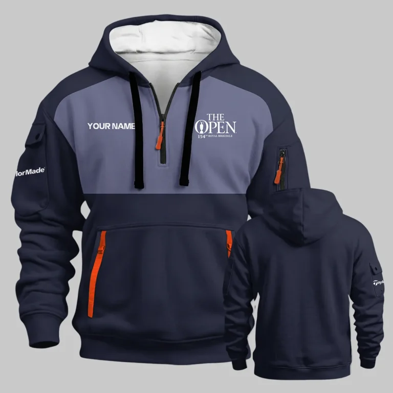 TaylorMade The 154th Open at Royal Birkdale Hoodie Half Zipper All Over Prints - Gift for Golf Fans QTTOP240326A2NVTM-HDF