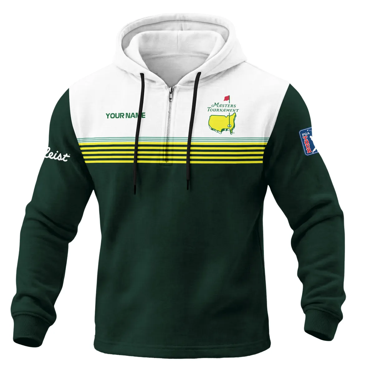 Masters Tournament Titleist 1/4 Zipper Hoodie All Over Prints QTMT030225A1TL-1/4HD
