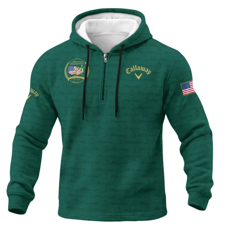 Callaway Masters Tournament America 250 Anniversary 1/4 Zipper Hoodie QTMT040325A1CLW-1/4HD