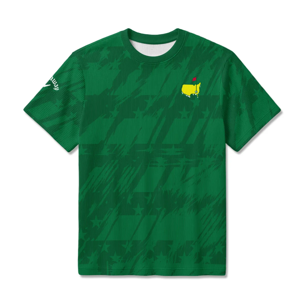Callaway Masters Tournament Unisex Classic Logo Ribbed T-Shirt All Over Prints - Gift for Golf Fans QTMT240326A1CLW-RTS - Image 2