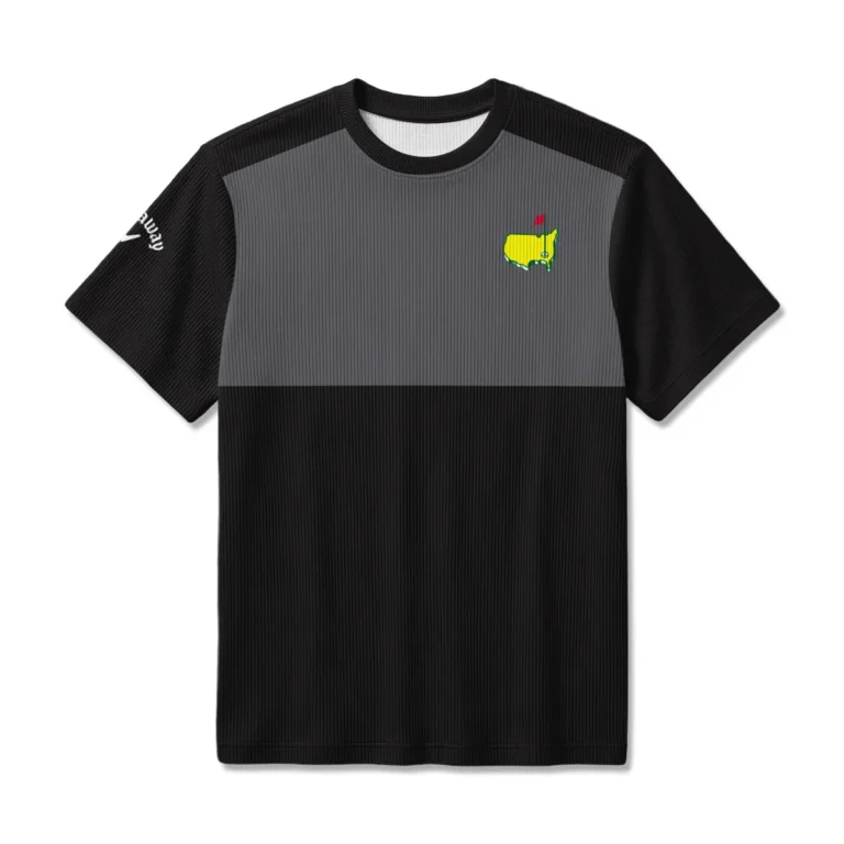 Callaway Masters Tournament Unisex Classic Logo Ribbed T-Shirt All Over Prints - Gift for Golf Fans QTMT250326A1CLWBLA-RTS