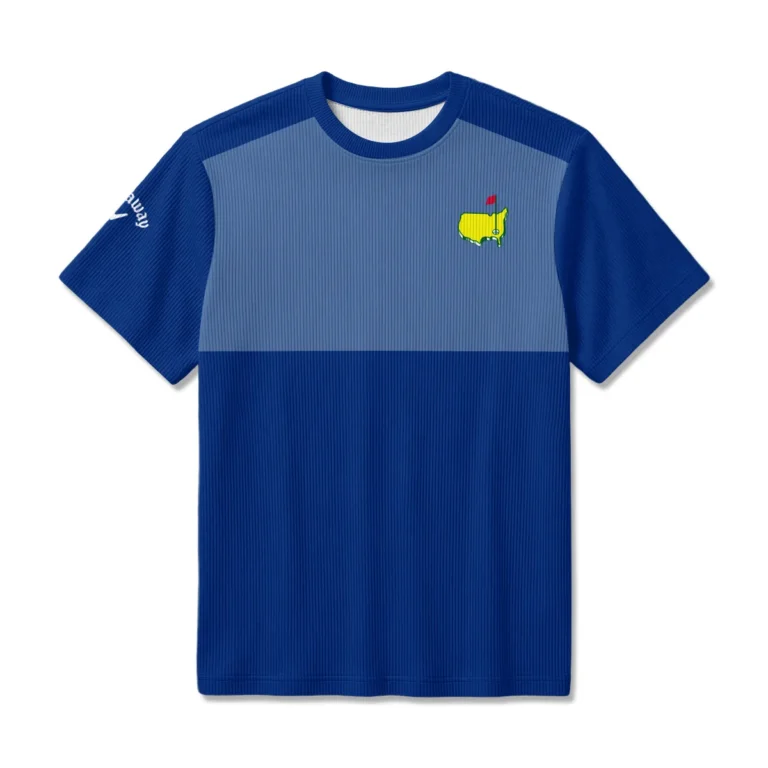 Callaway Masters Tournament Unisex Classic Logo Ribbed T-Shirt All Over Prints - Gift for Golf Fans QTMT250326A1CLWBLU-RTS
