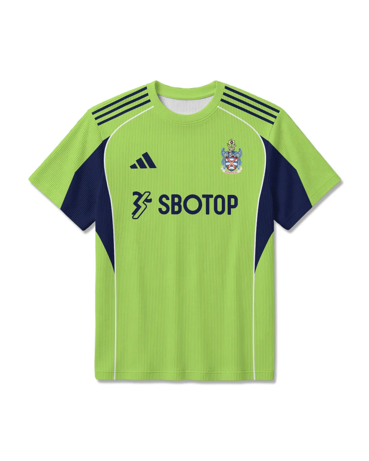 Fulham 25/26 Away Kit Unisex Classic Logo Ribbed T-Shirt All Over Prints - Gift for Fulham Fans QTVA2302FUL02-RTS - Image 2