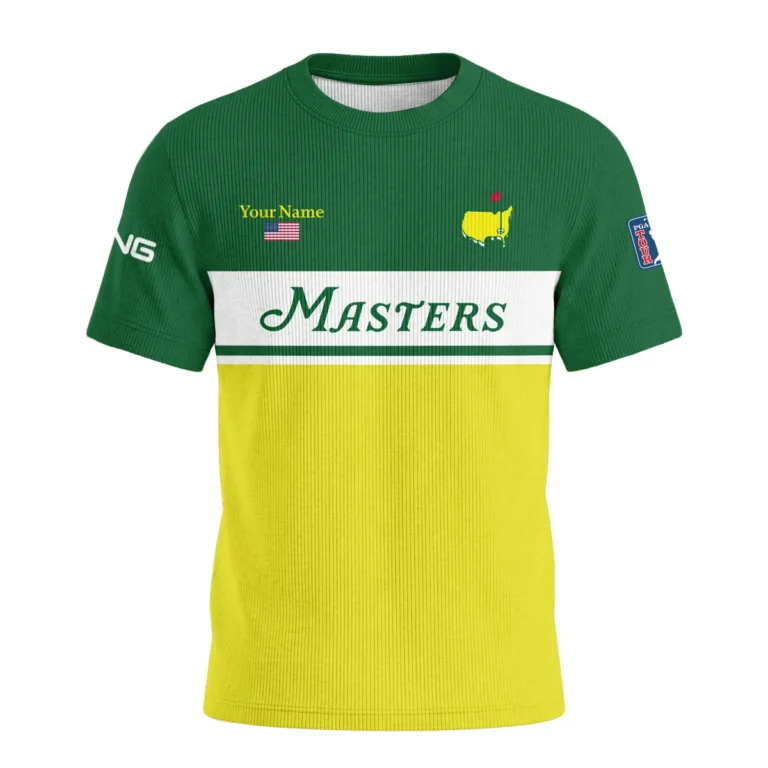 Ping Masters Tournament Unisex Classic Logo Ribbed T-Shirt QTMT100325A1PI-RTS