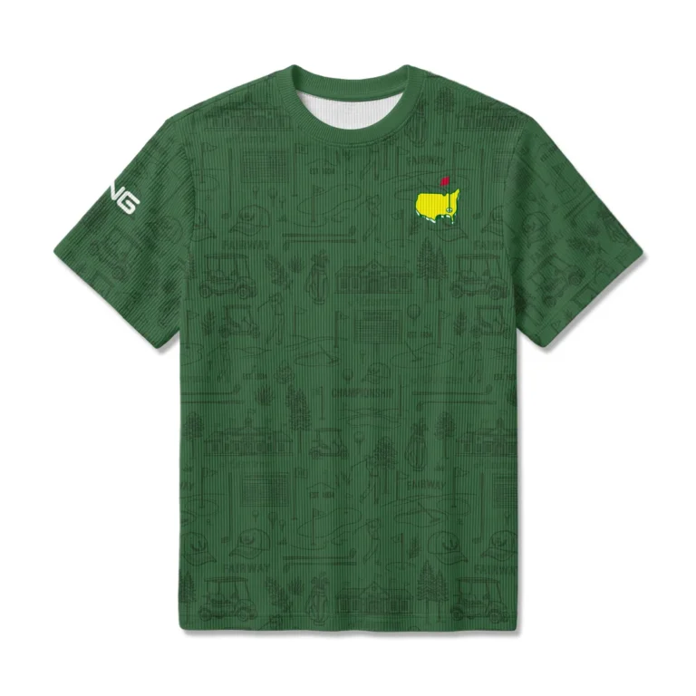 Ping Masters Tournament Unisex Classic Logo Ribbed T-Shirt QTMT160326A1PI-RTS