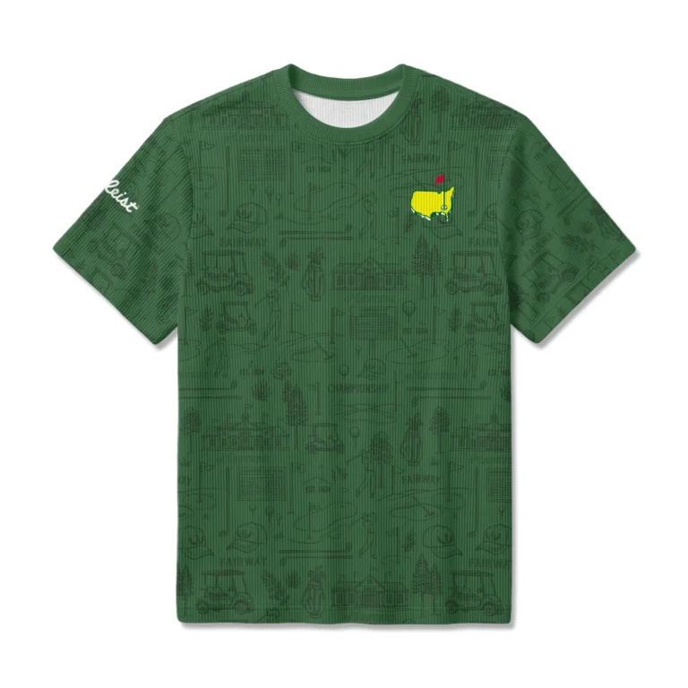 Masters Tournament Titleist Unisex Classic Logo Ribbed T-Shirt QTMT160326A1TL-RTS