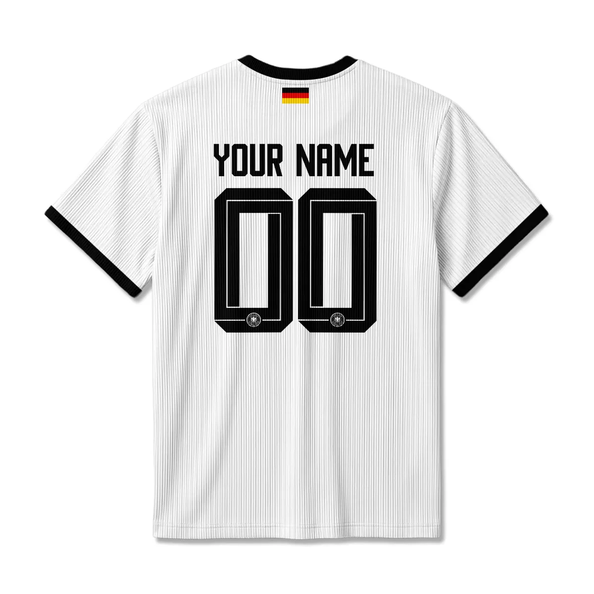 DFB 125th Anniversary Unisex Classic Logo Ribbed T-Shirt All Over Prints - Gift for Germany Fans QTGER200326A1-RTS - Image 3