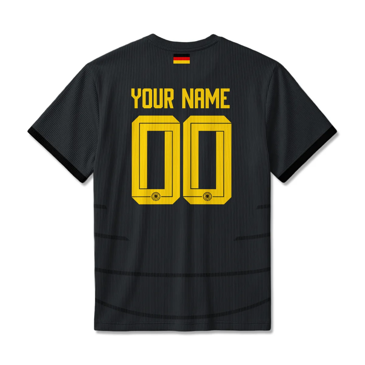 DFB 125th Anniversary Unisex Classic Logo Ribbed T-Shirt All Over Prints - Gift for Germany Fans QTGER200326A2-RTS - Image 3
