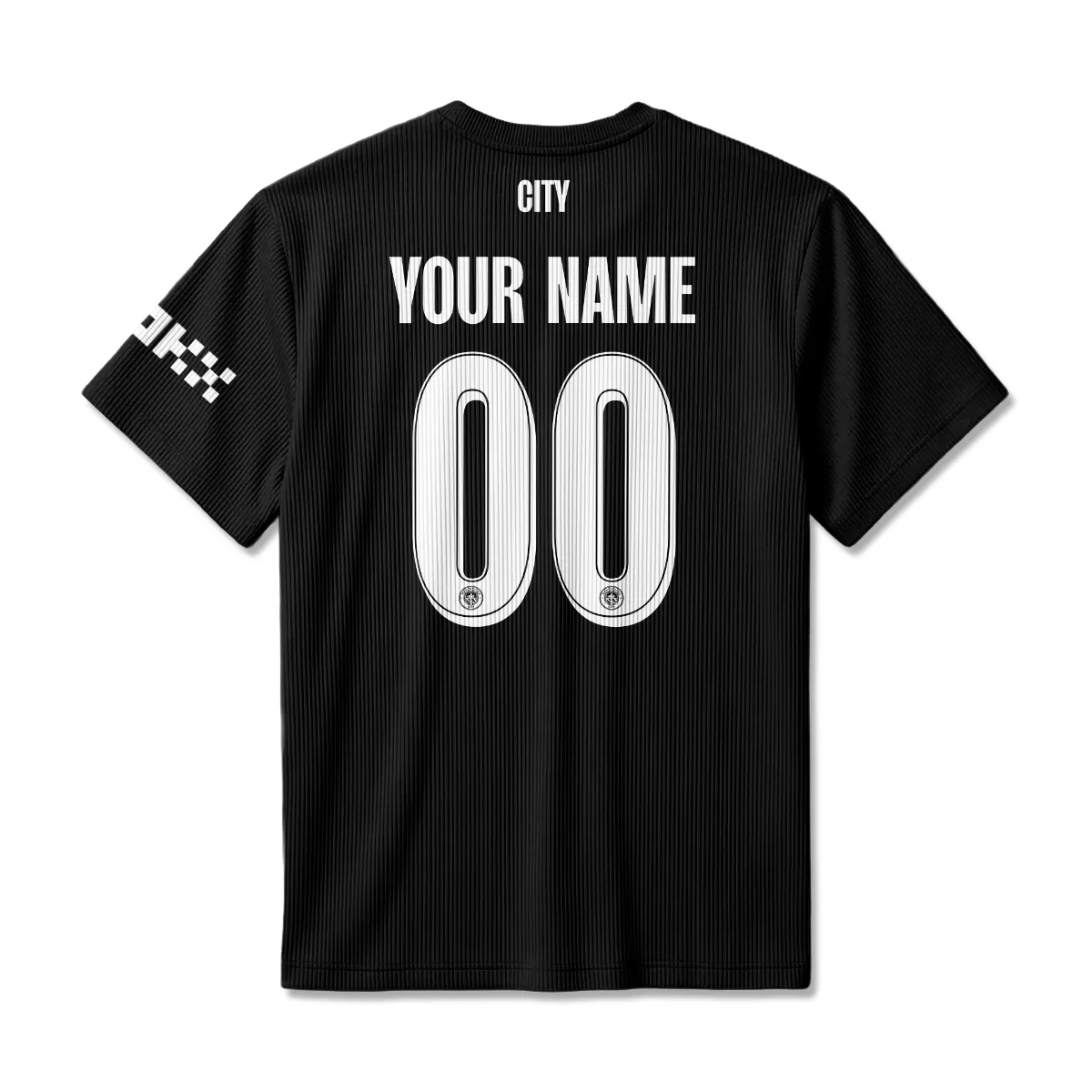 Manchester City 25/26 Away Kit Unisex Classic Logo Ribbed T-Shirt All Over Prints - Gift for Manchester City Fans QTVA1903MCI02-RTS - Image 3