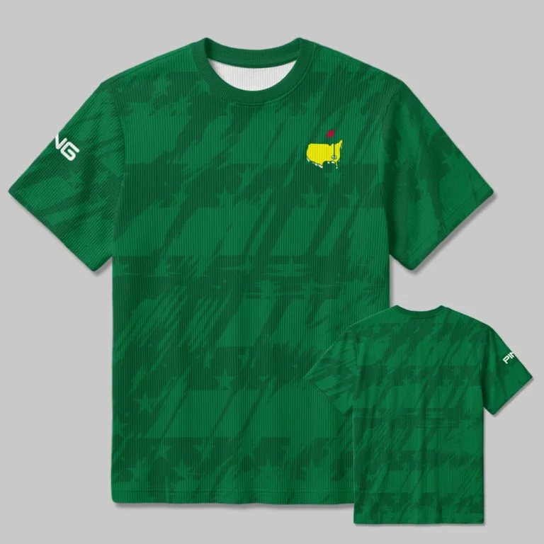 Ping Masters Tournament Unisex Classic Logo Ribbed T-Shirt All Over Prints - Gift for Golf Fans QTMT240326A1PI-RTS