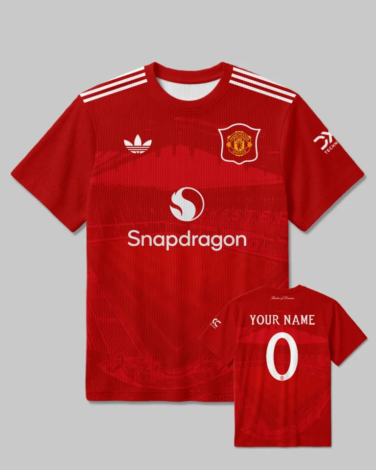 Manchester United Concept Kits Unisex Classic Logo Ribbed T-Shirt All Over Prints - Gift for Manchester United Fans QTMUN300326A4-RTS
