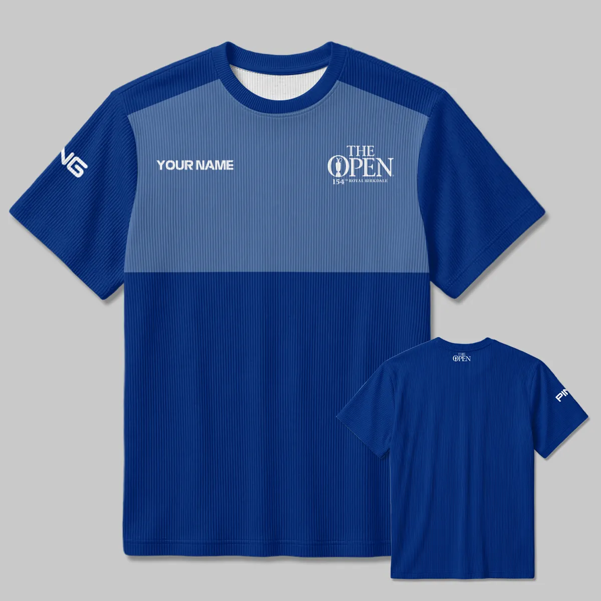 Ping The 154th Open at Royal Birkdale Unisex Classic Logo Ribbed T-Shirt All Over Prints - Gift for Golf Fans QTTOP240326A2BLUPI-RTS
