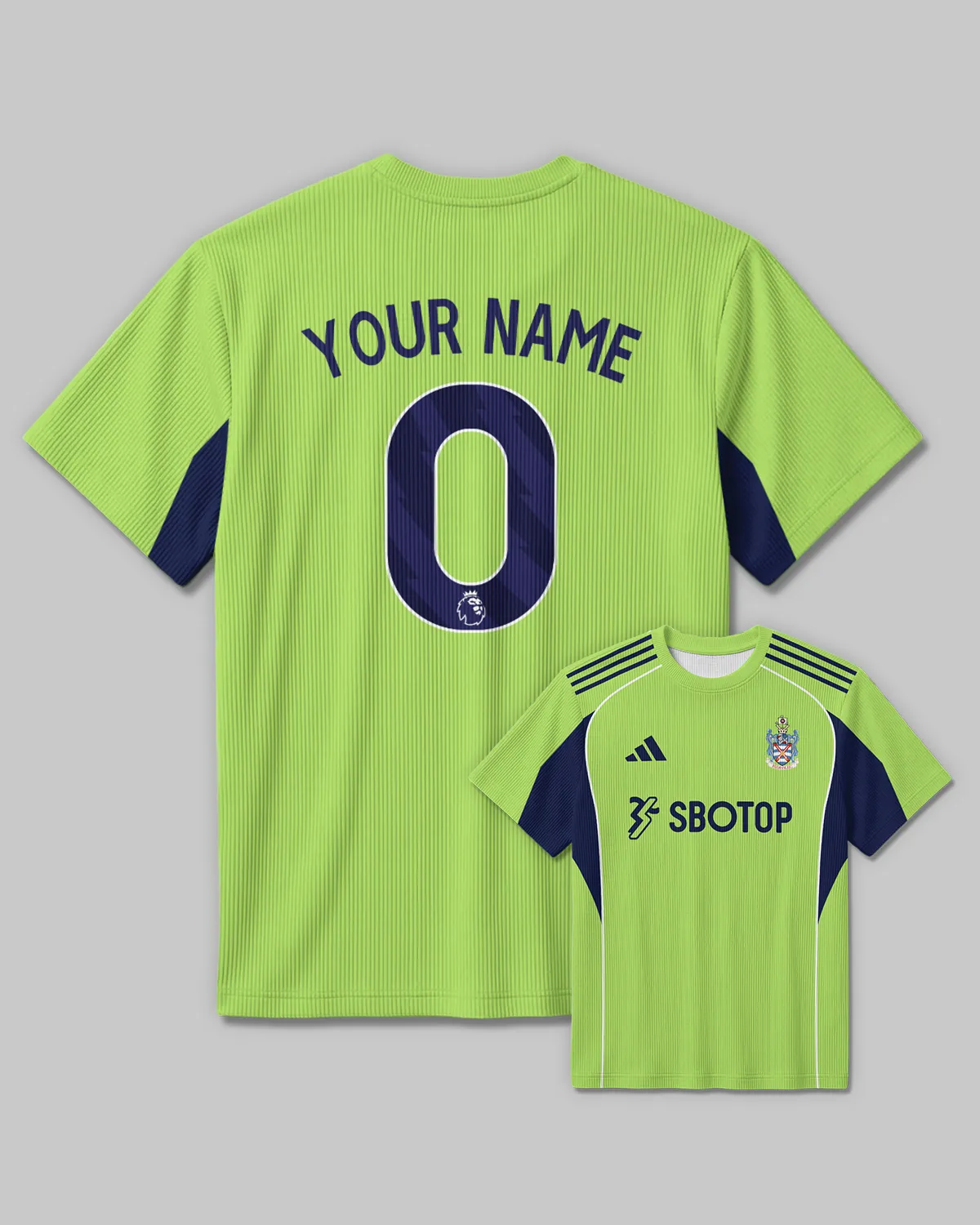 Fulham 25/26 Away Kit Unisex Classic Logo Ribbed T-Shirt All Over Prints - Gift for Fulham Fans QTVA2302FUL02-RTS