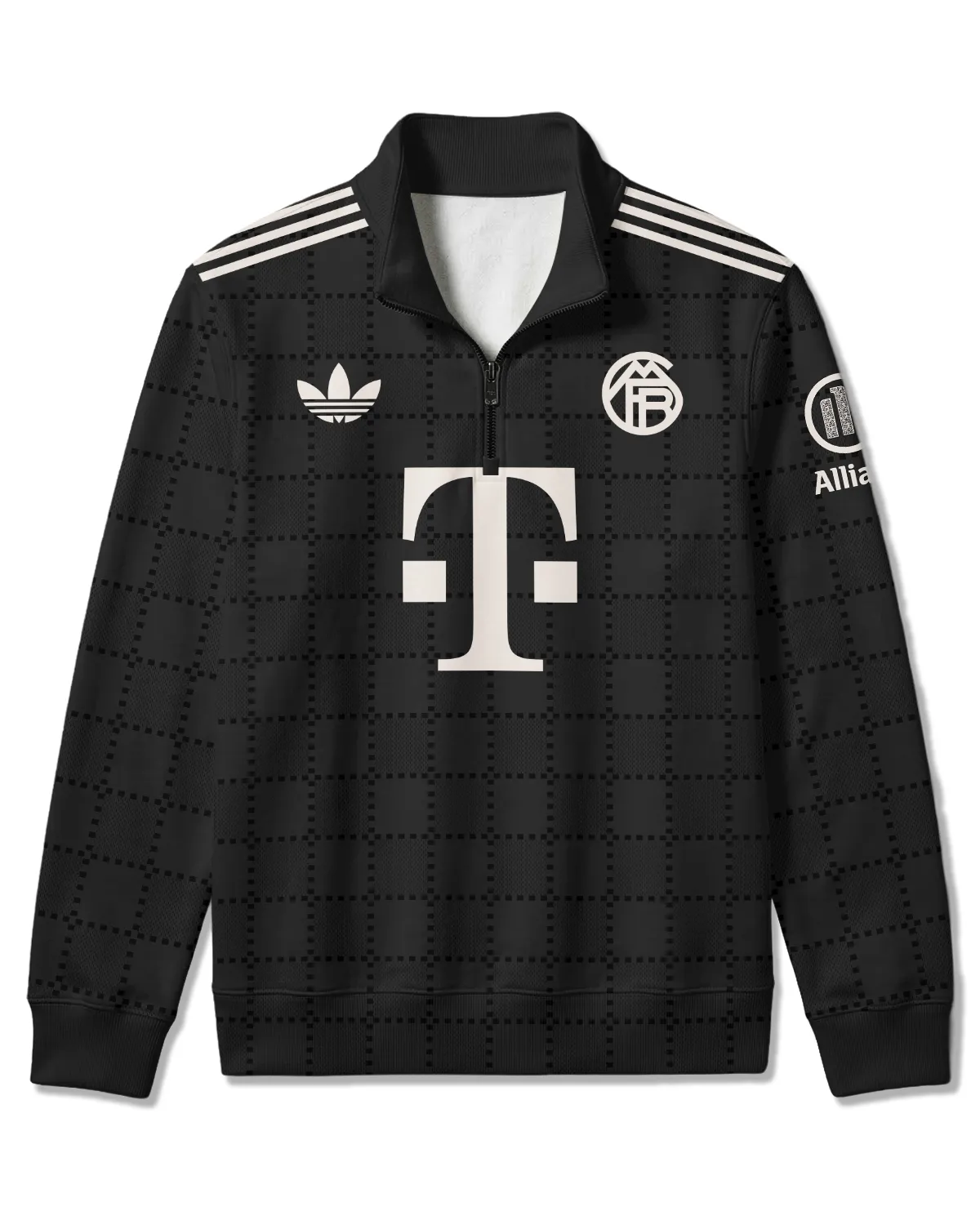 FC Bayern München Third Jersey 25/26 Quarter Zip Sweatshirt All Over Prints - Gift for FC Bayern München Fans QTFCB310326A3-QTZ - Image 2