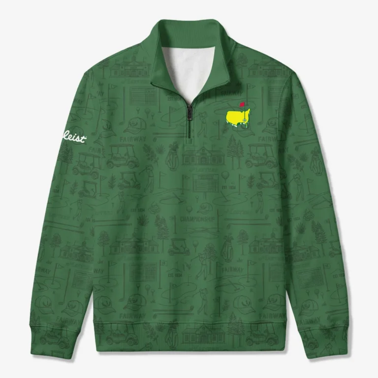 Masters Tournament Titleist Quarter Zip Sweatshirt All Over Prints QTMT160326A1TL-QTZ