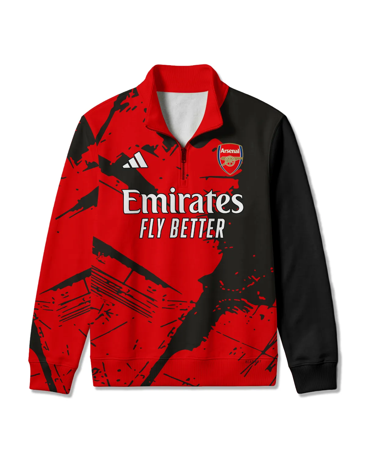 Arsenal Concept Kits Quarter Zip Sweatshirt All Over Prints - Gift for Arsenal Fans QTVA3003ARS05-QTZ - Image 2