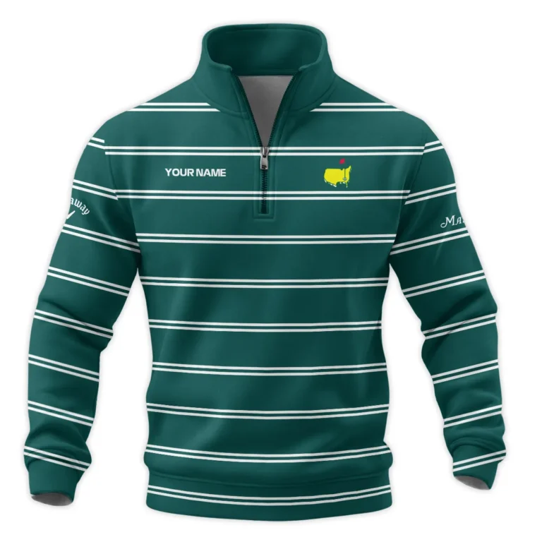 Callaway Masters Tournament Quarter Zip Sweatshirt All Over Prints QTMT030225A2CLW-QTZ