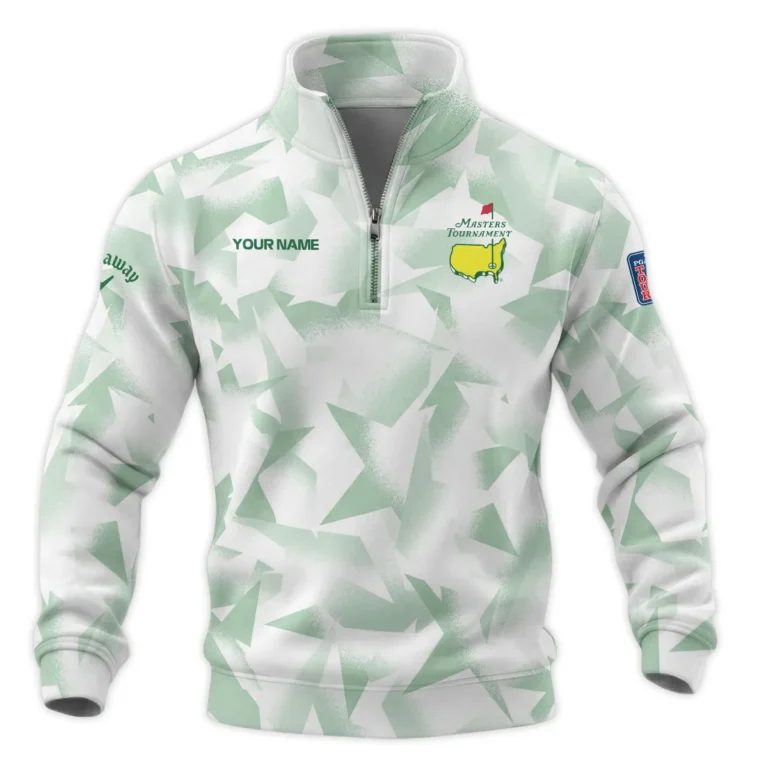 Callaway Masters Tournament Quarter Zip Sweatshirt All Over Prints QTMT030225A3CLW-QTZ
