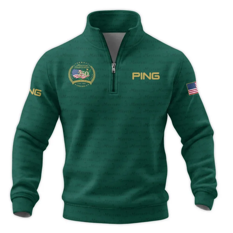 Ping Masters Tournament America 250 Anniversary Quarter Zip Sweatshirt QTMT040325A1PI-QTZ