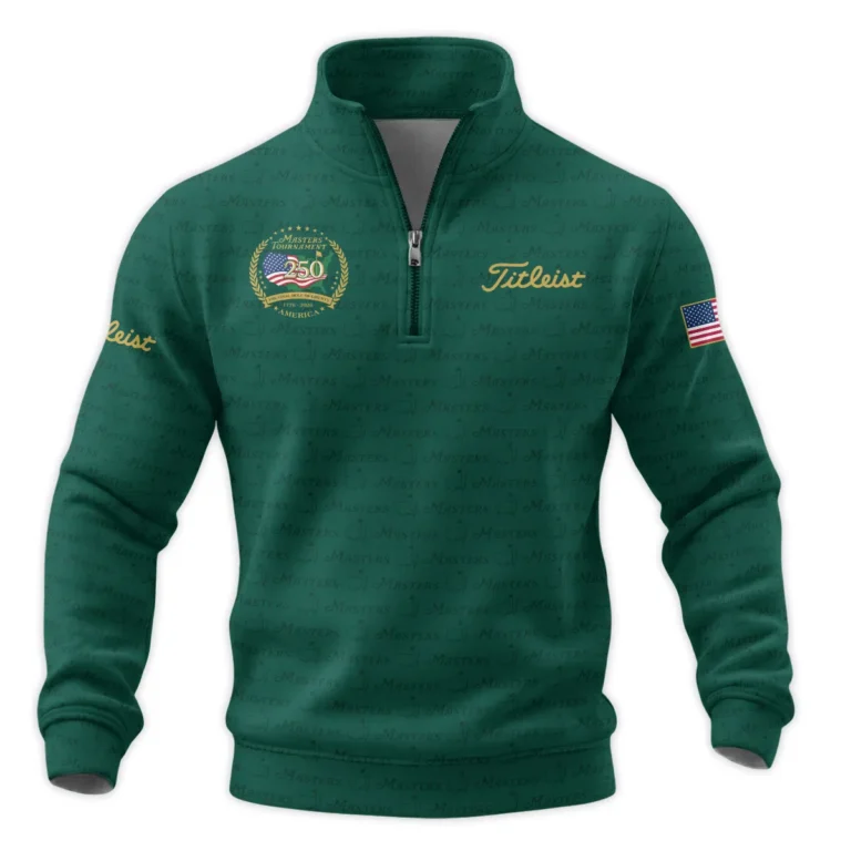 Masters Tournament America 250 Anniversary Titleist Quarter Zip Sweatshirt QTMT040325A1TL-QTZ
